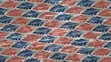 Benzersiz dijital animasyon tarzı grafikleri olan yaratıcı ortam tasarımı için yenilikçi hareket dokusu