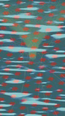 Lüks hareket projeleri için soyut tasarım stili animasyonu olan üst düzey dijital doku