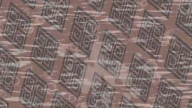 Lüks hareket projeleri için soyut tasarım stili animasyonu olan üst düzey dijital doku