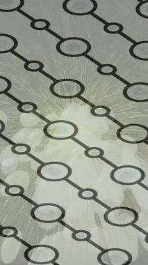 Lüks hareket projeleri için soyut tasarım stili animasyonu olan üst düzey dijital doku