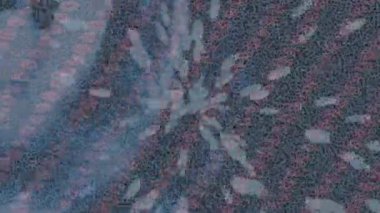 Benzersiz dijital animasyon tarzı grafikleri olan yaratıcı ortam tasarımı için yenilikçi hareket dokusu