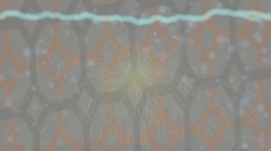 Benzersiz hareket grafikleri tasarım sanatına sahip yaratıcı film üretimi için özet bir arkaplan