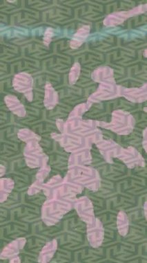 Dijital doku yüzey tasarım biçimi ile modern video animasyonu için gelişmiş hareket grafikleri