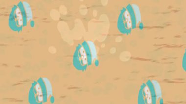 Dijital doku yüzey tasarım biçimi ile modern video animasyonu için gelişmiş hareket grafikleri