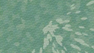 Soyut hareket desenli fütüristik video üretimi için dinamik dijital arkaplan