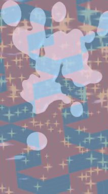 Benzersiz hareket grafikleri tasarım sanatına sahip yaratıcı film üretimi için özet bir arkaplan