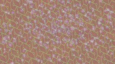 Soyut hareket desenli fütüristik video üretimi için dinamik dijital arkaplan