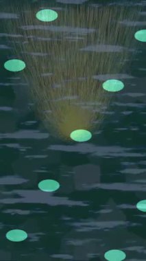 Dijital doku yüzey tasarım biçimi ile modern video animasyonu için gelişmiş hareket grafikleri