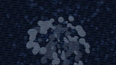 Benzersiz dijital animasyon tarzı grafikleri olan yaratıcı ortam tasarımı için yenilikçi hareket dokusu