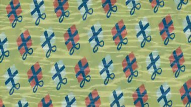 Organik desenli yüzey giriş stili video film sanatı ile soyut arkaplan tasarımı