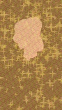 Organik desenli yüzey giriş stili video film sanatı ile soyut arkaplan tasarımı