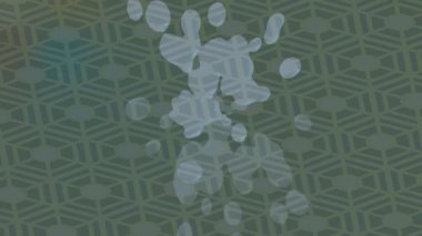 Soyut hareket desenli fütüristik video üretimi için dinamik dijital arkaplan