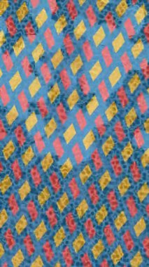 Benzersiz dijital animasyon tarzı grafikleri olan yaratıcı ortam tasarımı için yenilikçi hareket dokusu