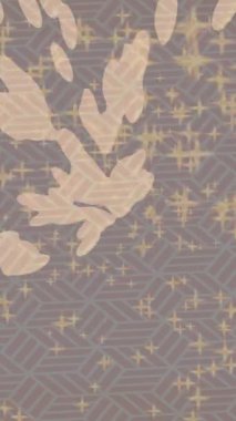 Soyut hareket desenli fütüristik video üretimi için dinamik dijital arkaplan