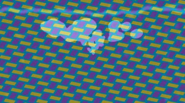 Benzersiz video giriş tasarımı projeleri için detaylı yüzey kalıbı film animasyon stili grafik girişi