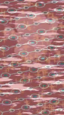 Dijital doku yüzey tasarım biçimi ile modern video animasyonu için gelişmiş hareket grafikleri