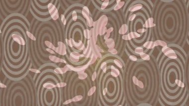 Benzersiz video giriş tasarımı projeleri için detaylı yüzey kalıbı film animasyon stili grafik girişi