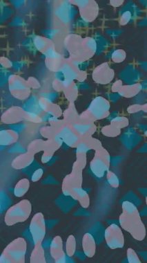 Soyut hareket desenli fütüristik video üretimi için dinamik dijital arkaplan