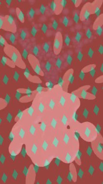 Organik desenli yüzey giriş stili video film sanatı ile soyut arkaplan tasarımı