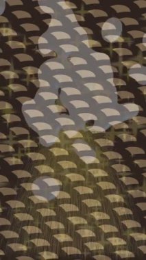 Estetik doku arkaplan tasarımı renkli hareket grafikleri ile moda film giriş profosyoneli