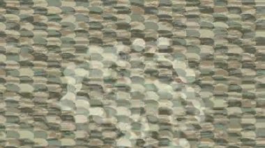 Soyut hareket desenli fütüristik video üretimi için dinamik dijital arkaplan