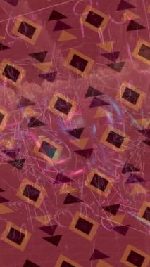 Benzersiz dijital animasyon tarzı grafikleri olan yaratıcı ortam tasarımı için yenilikçi hareket dokusu