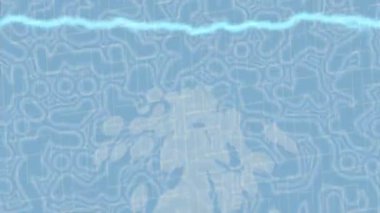 Benzersiz video giriş tasarımı projeleri için detaylı yüzey kalıbı film animasyon stili grafik girişi