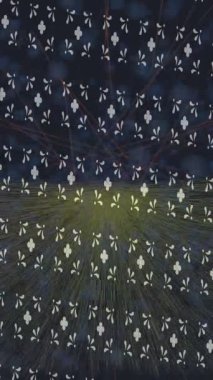 Lüks hareket projeleri için soyut tasarım stili animasyonu olan üst düzey dijital doku