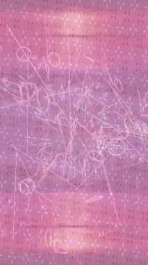 Organik desenli yüzey giriş stili video film sanatı ile soyut arkaplan tasarımı