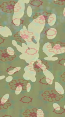 Estetik doku arkaplan tasarımı renkli hareket grafikleri ile moda film giriş profosyoneli