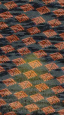 Soyut hareket desenli fütüristik video üretimi için dinamik dijital arkaplan