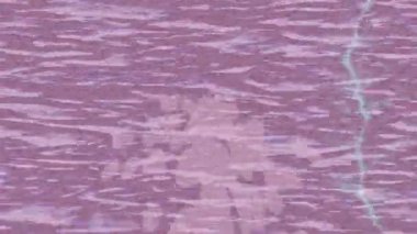 Benzersiz dijital animasyon tarzı grafikleri olan yaratıcı ortam tasarımı için yenilikçi hareket dokusu