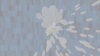 Dijital doku yüzey tasarım biçimi ile modern video animasyonu için gelişmiş hareket grafikleri