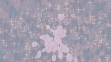 Soyut hareket desenli fütüristik video üretimi için dinamik dijital arkaplan