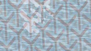 Benzersiz video giriş tasarımı projeleri için detaylı yüzey kalıbı film animasyon stili grafik girişi