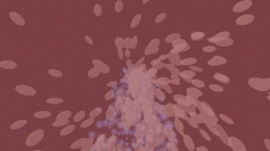 Yaratıcı video düzenleme film arkaplan tasarımı için minimalist organik hareket grafikleri