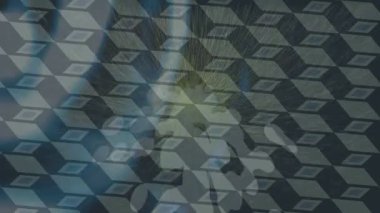 Benzersiz hareket grafikleri tasarım sanatına sahip yaratıcı film üretimi için özet bir arkaplan