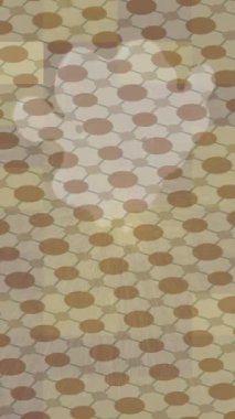 Lüks hareket projeleri için soyut tasarım stili animasyonu olan üst düzey dijital doku