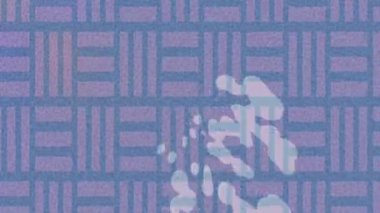 Soyut hareket desenli fütüristik video üretimi için dinamik dijital arkaplan