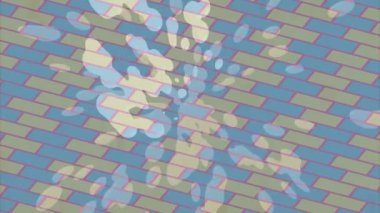 Benzersiz video giriş tasarımı projeleri için detaylı yüzey kalıbı film animasyon stili grafik girişi