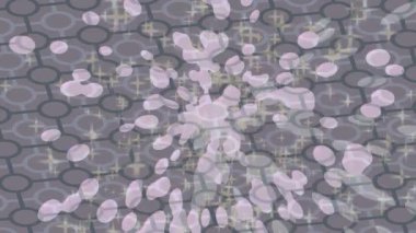 Lüks hareket projeleri için soyut tasarım stili animasyonu olan üst düzey dijital doku