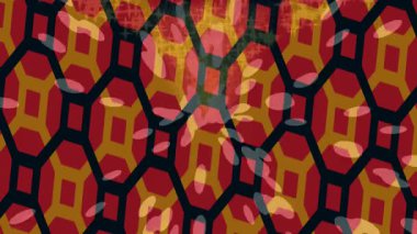 Soyut hareket desenli fütüristik video üretimi için dinamik dijital arkaplan