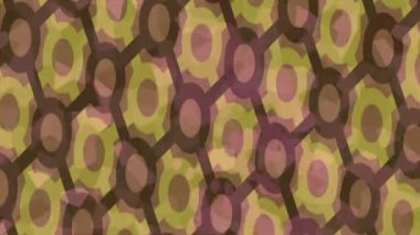 Benzersiz dijital animasyon tarzı grafikleri olan yaratıcı ortam tasarımı için yenilikçi hareket dokusu