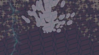 Organik desenli yüzey giriş stili video film sanatı ile soyut arkaplan tasarımı