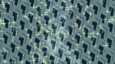 Benzersiz dijital animasyon tarzı grafikleri olan yaratıcı ortam tasarımı için yenilikçi hareket dokusu