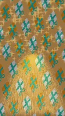 Modern medya üretimi için fütüristik dijital soyut doku sinematik tarz hareketli grafik ögesi