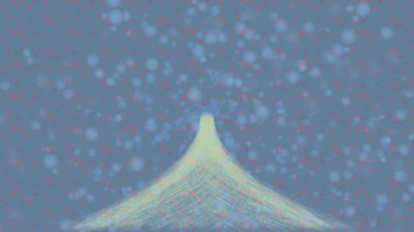 Benzersiz dijital animasyon tarzı grafikleri olan yaratıcı ortam tasarımı için yenilikçi hareket dokusu