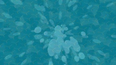 Lüks hareket projeleri için soyut tasarım stili animasyonu olan üst düzey dijital doku