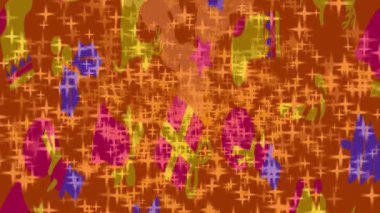 Estetik doku arkaplan tasarımı renkli hareket grafikleri ile moda film giriş profosyoneli