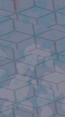 Dijital doku yüzey tasarım biçimi ile modern video animasyonu için gelişmiş hareket grafikleri